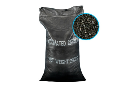 Granulované aktivní uhlí | Typ 8×30, 1050 mg/g | 56 l/25kg/pytel